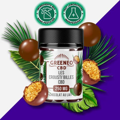CBD Chocolat au Lait - Crousti'Billes | Greeneo