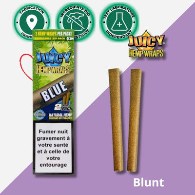 Blunt Feuille de Chanvre Blue 🫐 X50 | JUICY JAY'S