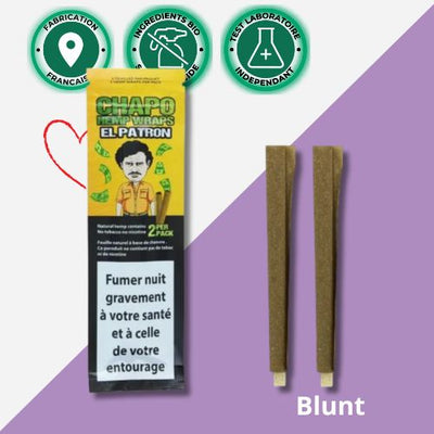 Blunt Feuille de Chanvre El Patron 🍊🍑 | CHAPO