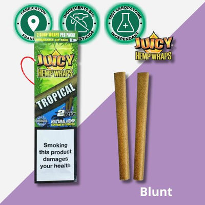 Blunt Feuille de Chanvre Tropical 🍹 X50 | JUICY JAY'S