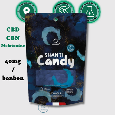 Bonbons CBD - CBN & Mélatonine sans sucre