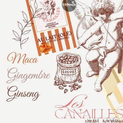 Chocolat au lait Aphrodisiaque Les Canailles - éclats de caramel 🍫 🍯
