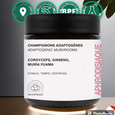 Gelules Champignons Adaptogènes Aphrodisiaque