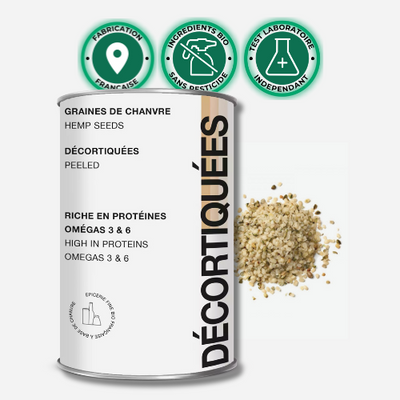 Graines de chanvre décortiquées | Super-aliment