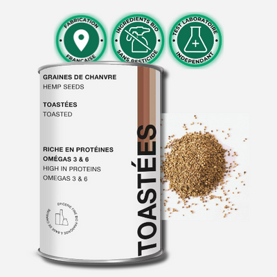 Graines de chanvre toastées | Super-aliment