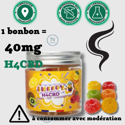 H4-HCBD Bonbon Gummies 40mg X14