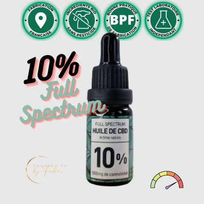 FULL™ Huile de CBD 10% Full spectrum 🌟