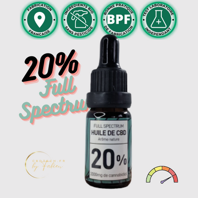 FULL™ Huile de CBD 20% Full spectrum 🌟