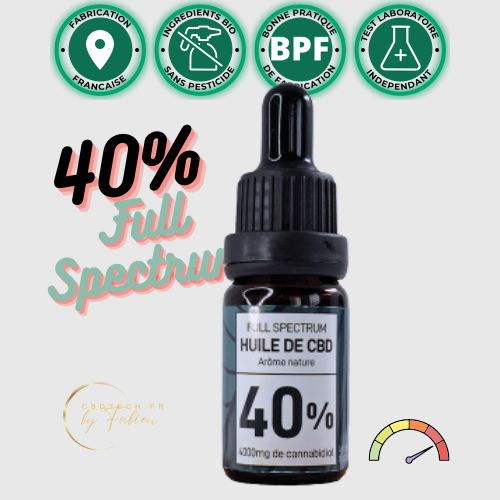 Huile de CBD Sommeil 40% - Cookie, Huile CBD