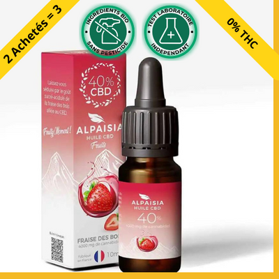 Huile CBD Fraise