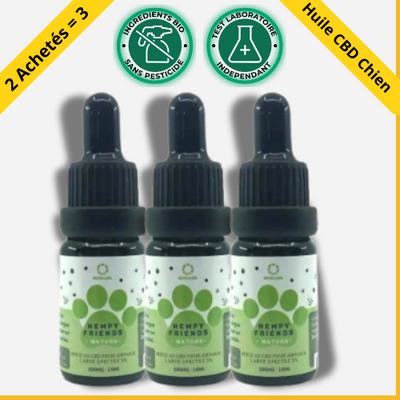 Huile cannabidiol pour Chiot