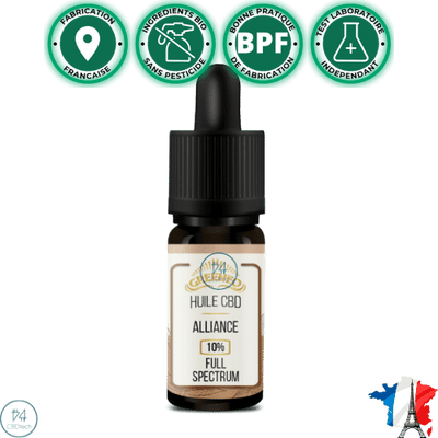 Huile de CBD France 10% Full spectrum Greeneo