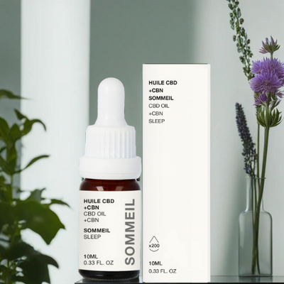 Huile sommeil CBD CBN Melatonine