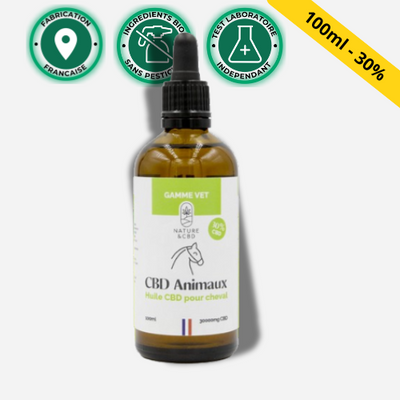 CBD Horse 100ml Aceite: poderoso 30% | Formato ecológico