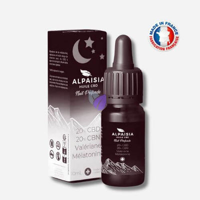 Huile CBD CBN 40% Full Spectrum Nuit | Alpaisia