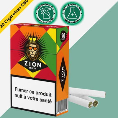 Paquet de Cigarettes CBD Amnesia | ZION