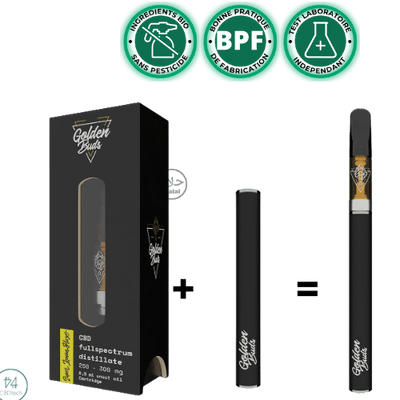 Vape Pen CBD:CBG e liquide Lemon Haze 60%