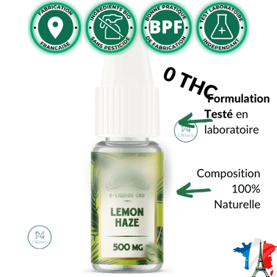 E liquide Lemon Haze CBD 100>1000mg