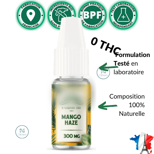 Green™ E liquide Mango Haze CBD 100>1000mg