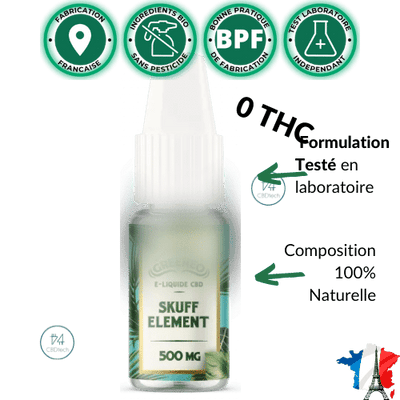 E flüssiges Schnittelement CBD 100> 1000 mg