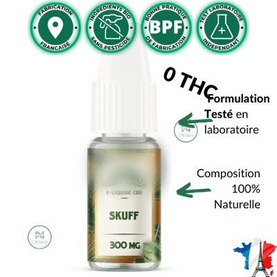 E flüssiger Skuff CBD 100> 1000 mg