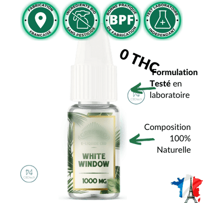 Weiße Witwe CBD 100> 1000 mg Flüssigkeit