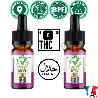 CBD Oil, CBG, CBN, CBC 10%