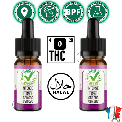 Halal™ Huile de CBD CBN 10% Intense