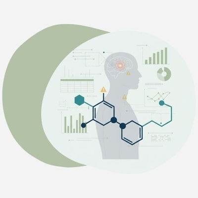  illustration éditoriale sérieuse et professionnelle sur le thème de l'addictologie et des nouveaux produits de synthèse.