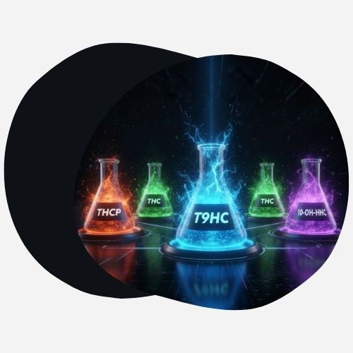 Comparer T9HC vs Autres Cannabinoïdes : THCP, HHC, THC, 10-OH-HHC