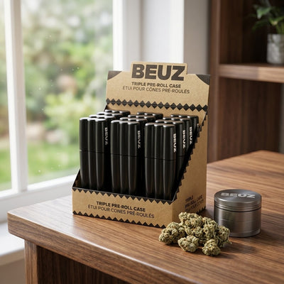 Lot 12 Étuis pour 3 Cônes Pré-Roulés | Beuz
