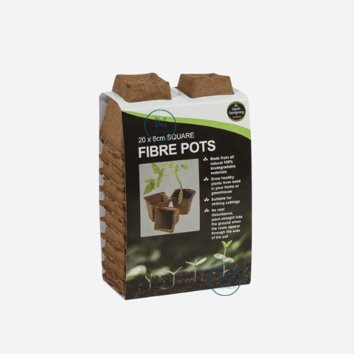 30 Pots De Culture Biodégradables 11cm + 20 Étiquettes - Pour Semis | Écologique