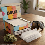 Boîte 50 Carnets Feuilles King Size Slim : Beuz
