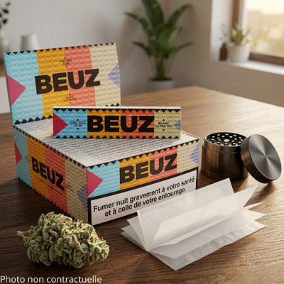 Boîte 50 Carnets Feuilles King Size Slim : Beuz