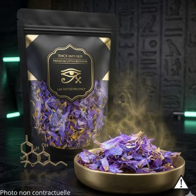 blue Lotus flower petals (Nymphaea caerulea) - thcx