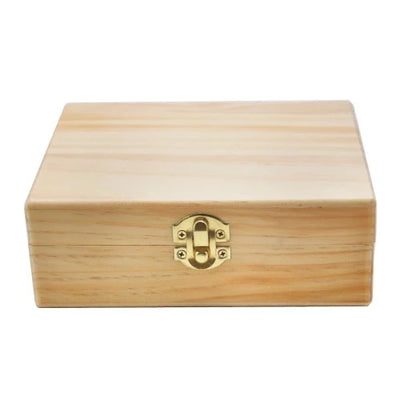 Bote de rangement en bois naturel pour tabac et herbes Bote de rangement en bois naturel pour tabac et herbes