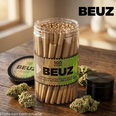 100 Pré-rolls 110mm brown