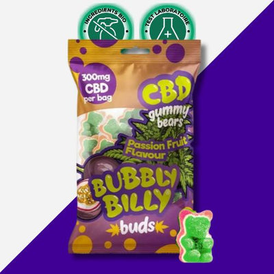 Bonbons CBD goût pastèque 🍉 | BUBBLY BILLY