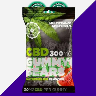 SACHET Bonbons CBD goût pastèque DE LA MARQUE MULTITRANCE
