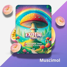 Muscimol gum 5mg hongos amanita: legal