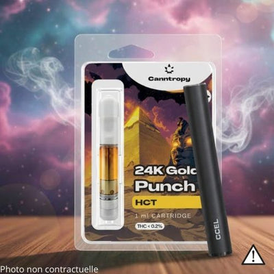 Vape Pen HCT Gold Punch | Canntropy + CEll