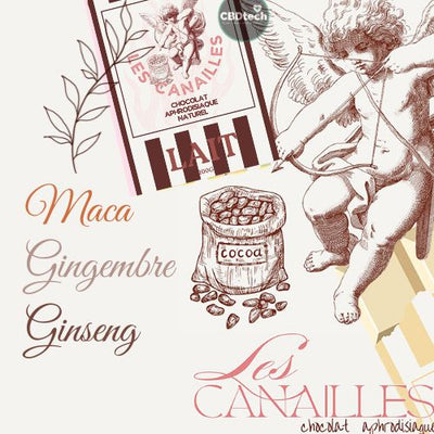 Chocolat Aphrodisiaque au lait Les Canailles