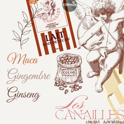 Chocolat Aphrodisiaque Lait Les Canailles - Noix de Pécan 🍫 🥜