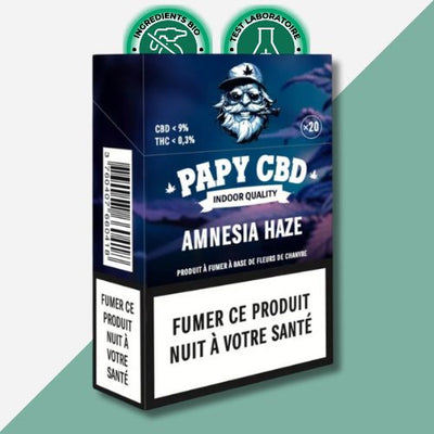 AMNESI HAZE CBD cigarettes package | Grandpa CBD