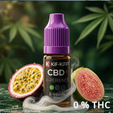 10ml e-liquid bottle labeled "X-Perience CBD+" 