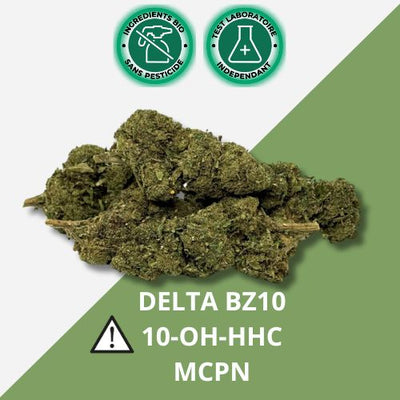 Fleurs La Frappe Delta BZ10 + 10-OH-HHC 25% ⚠️