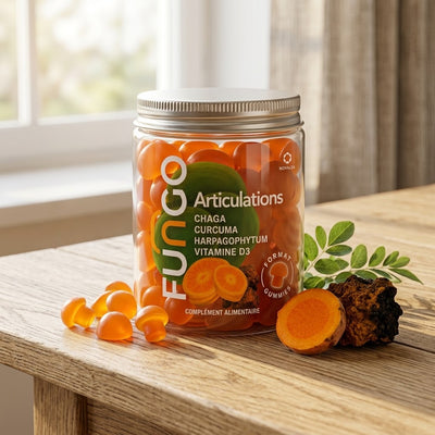 Gummies Articulations Chaga Curcuma Vitamine D3 | FUNGO