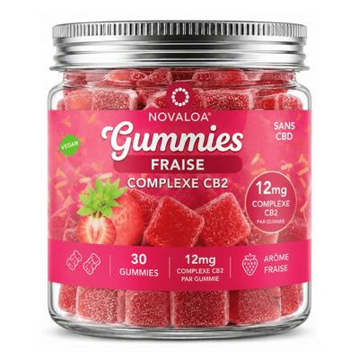 Gummies CB2 Bonbon Fraise 🍓 | Novaloa
