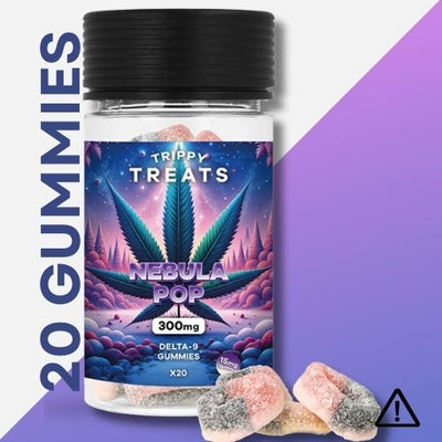 Gummit THC Delta-9 15 mg -0,80 €/PC-nebula Pop | Trippy herkku 🚀