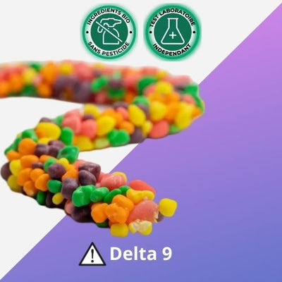 Gummies Delta 9 | 150mg - 3x 🐍 THC et Vegan ! 😜 | VEED Labs